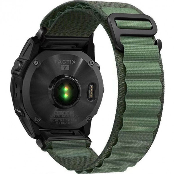  Ремінець Tech-Protect Nylon Pro для Garmin Fenix 5 | 6 | 6 Pro | 7 Military Green (9319456607734)
